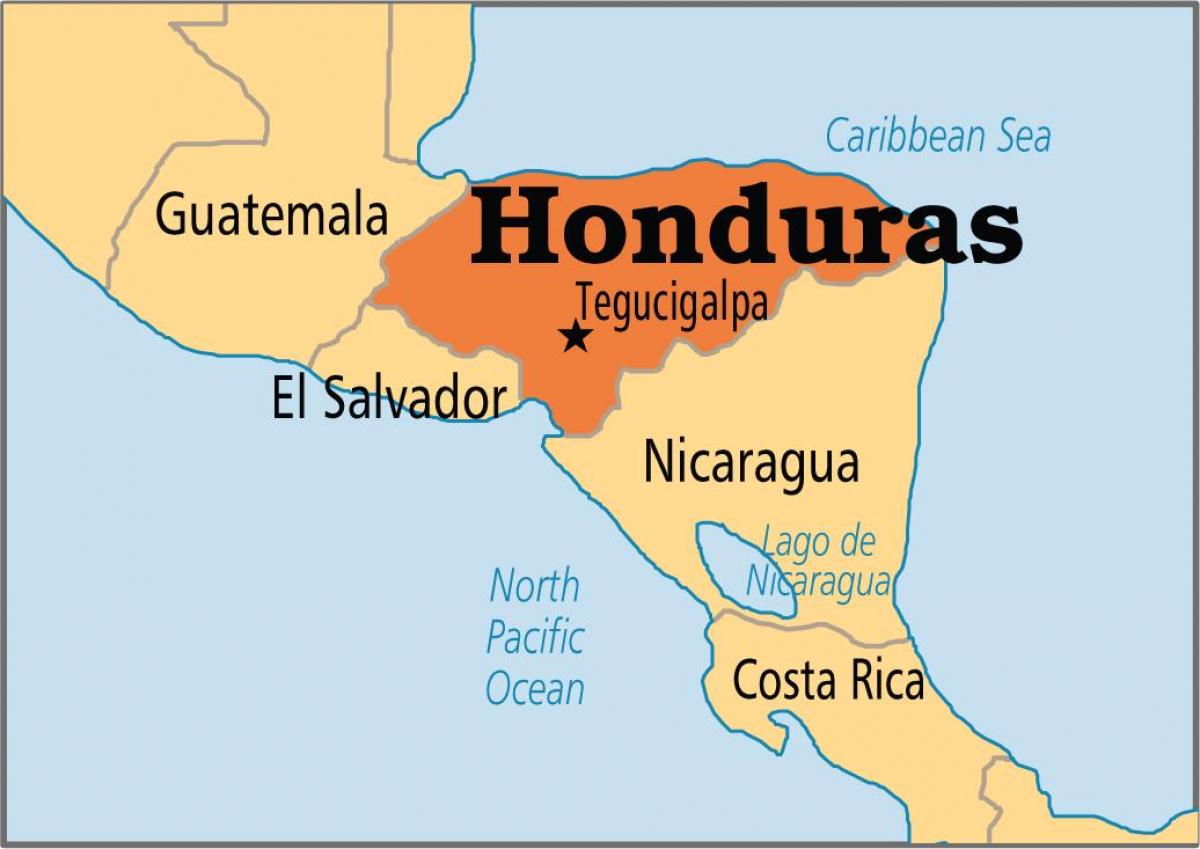 Honduras modal peta