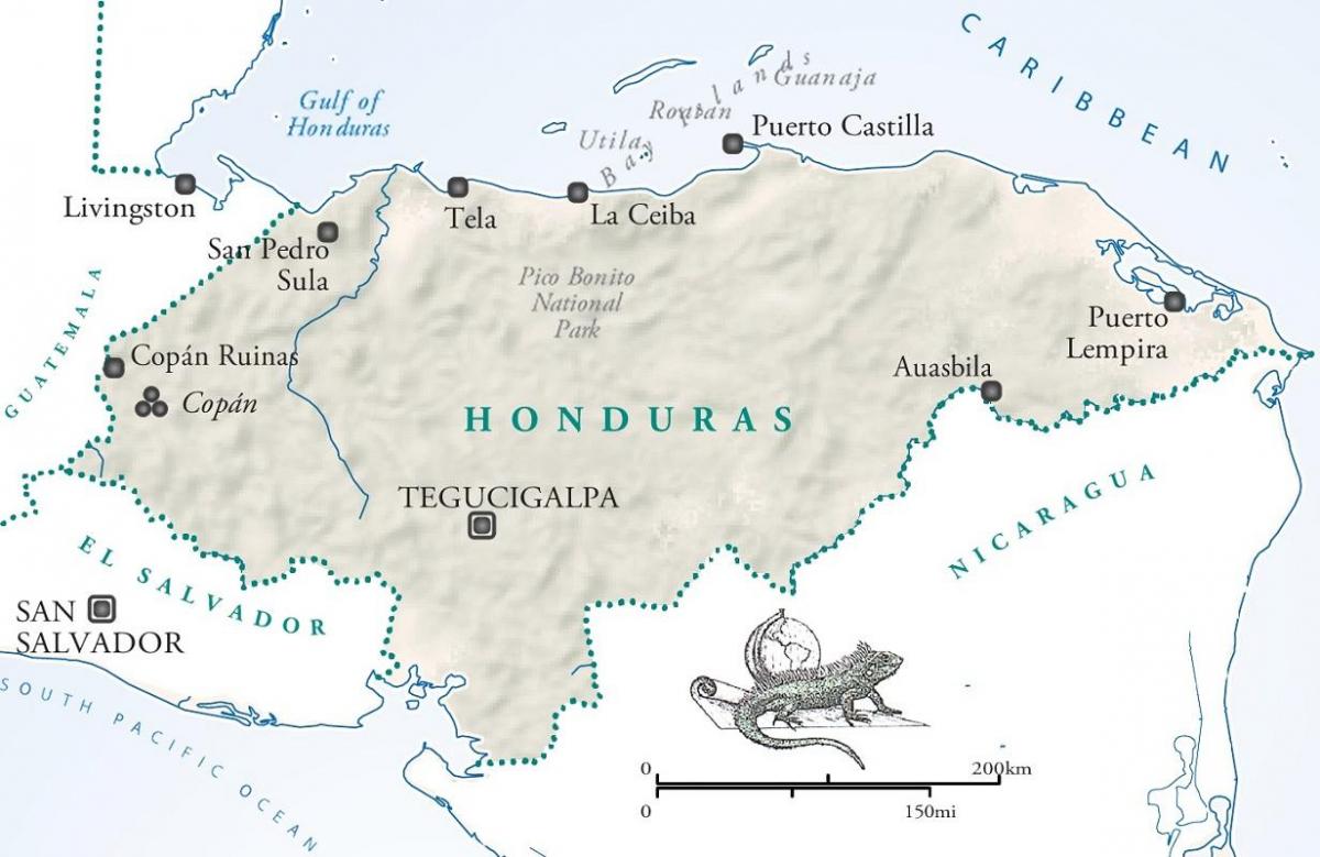 peta la ceiba Honduras