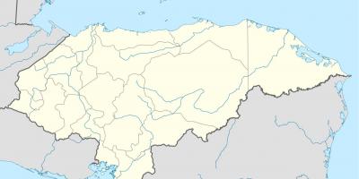 Peta yang menunjukkan Honduras