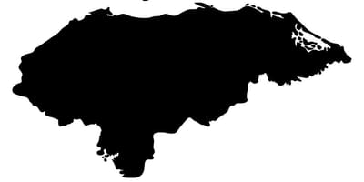 Peta Honduras peta vektor