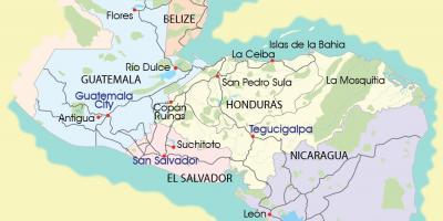 Peta mosquitia Honduras